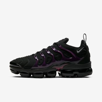 Nike Air VaporMax Plus - Férfi Utcai Cipő - Fekete/Piros/Titán